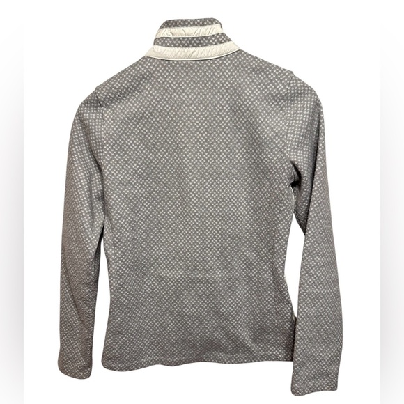 Killtec Women’s Fleece ski Jacket w/ standup collar grey & white Size 4 - Picture 8 of 8